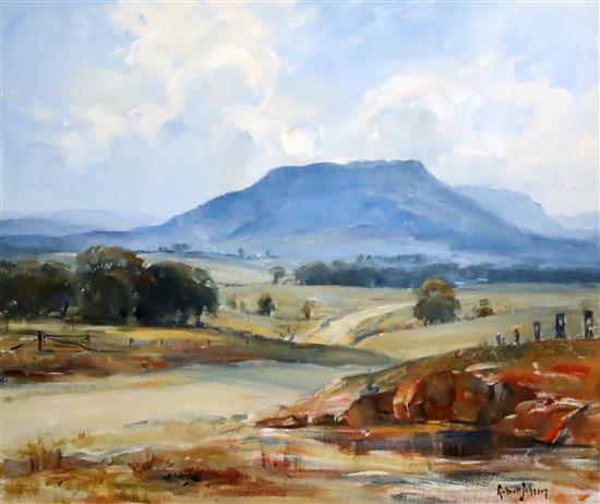 Robert Johnson (Australian 1890-1964) The Road to Capertee Valley 1955 21.5 x 25.5in.